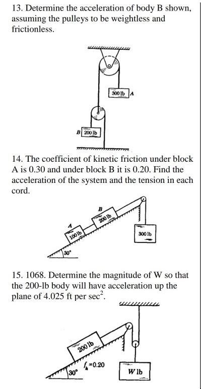 Solved Determine The Acceleration Of Body B Shown Chegg