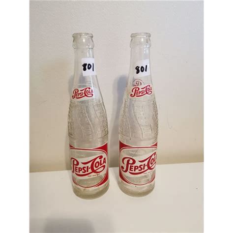 2 Vintage Pepsi Cola Bottles Schmalz Auctions