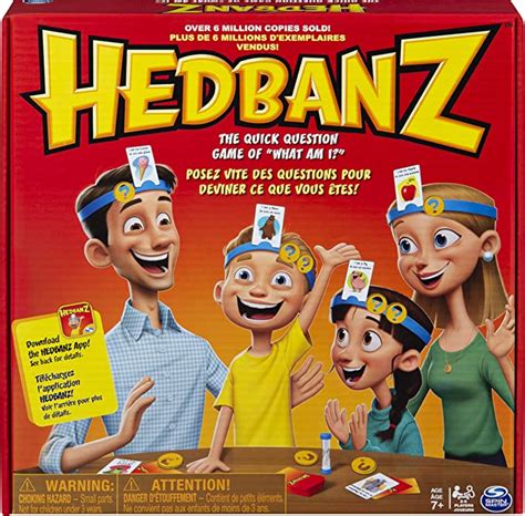 Hedbanz Jeu De Devinettes Familiales Questions Rapides Pour Enfants