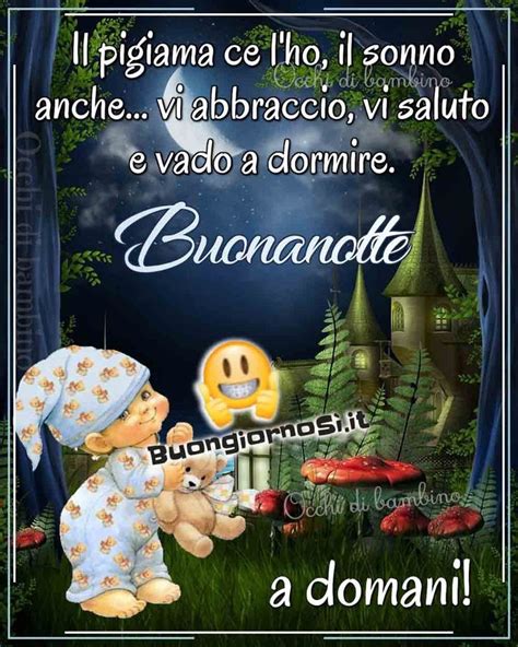 buonanotte a domani Immagini da Condividere Gratis BuongiornoSì it