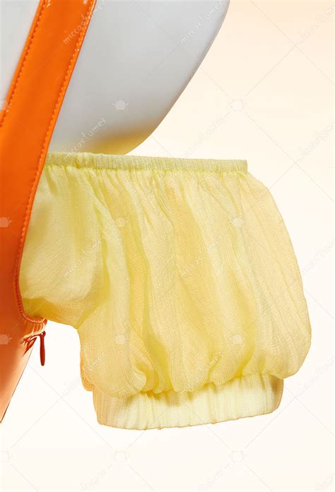 Women Squid Game Derivative Sexy Lingerie Suit Off Shoulder Crop Top And Skirt With Collar