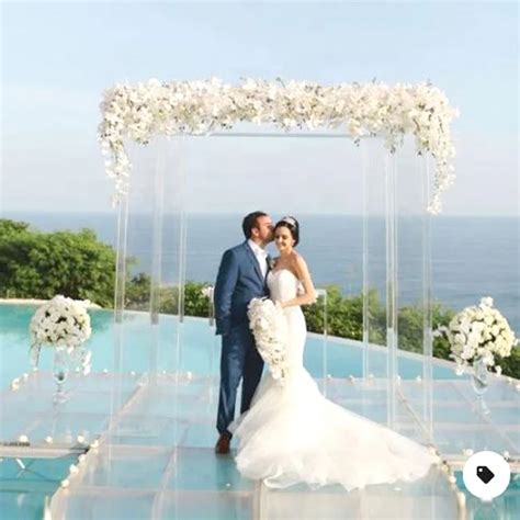 Transparent Acrylic Mandaps Acrylic Mandap Canopy Chuppah Acrylic Arch