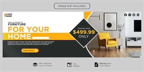 Premium Psd Psd Furniture Social Media Post Template