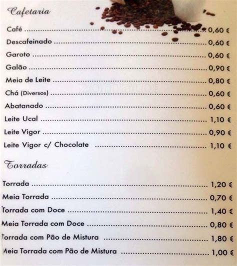 Padaria Do Moleiro Menu Menu De Padaria Do Moleiro Ponte Do Rol