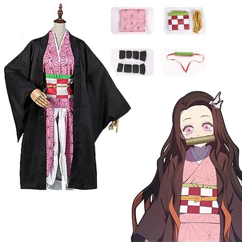 Nezuko Kamado Peleryna Cosplay Demon Slayer Anime Allegro Pl