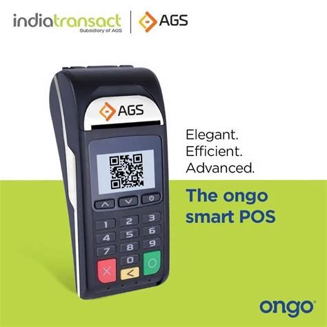 Automatic Ags Ongo Pos Machine For Anywhere At Rs 14999piece In