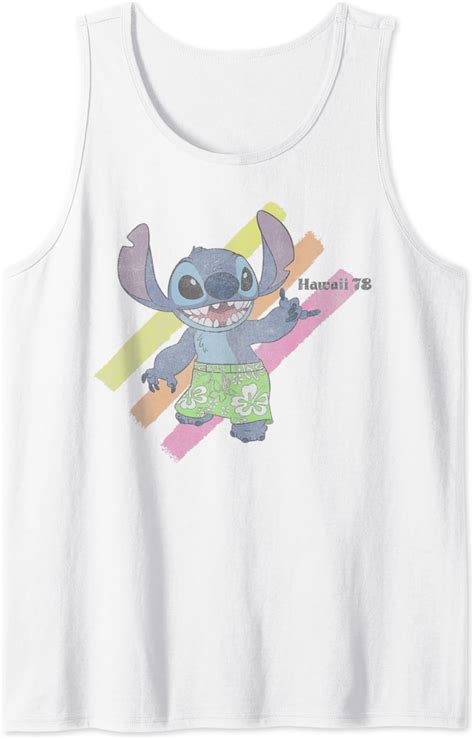 Disney Lilo Stitch Hawaii Neon Stripe Stitch D Bardeur Amazon Fr