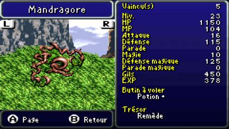 101 Walkthrough FR L Final Fantasy VI L Bestiaire 20 Caverne De