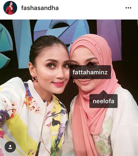 Fasha Sandha Beri Hint Neelofa Dan Fattah Amin Bercinta