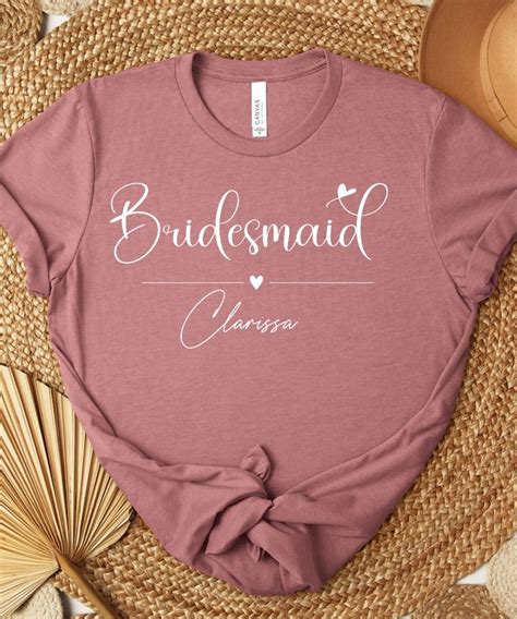 Bridesmaid Shirt Custom Bachelorette Party Shirt Personalized T Shirt