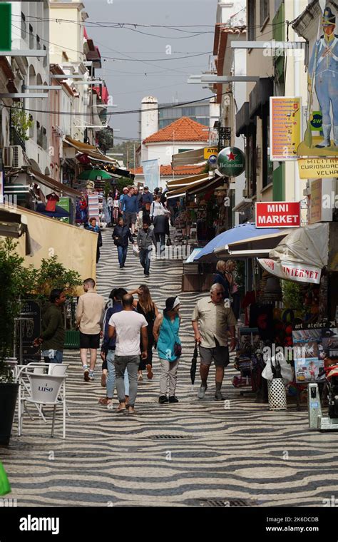 Sintra Portugal September Touristic Shops And Restaurants In