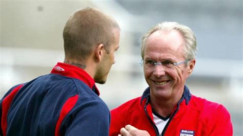 Sven Goran Eriksson Reveals David Beckhams Heartfelt Gesture During