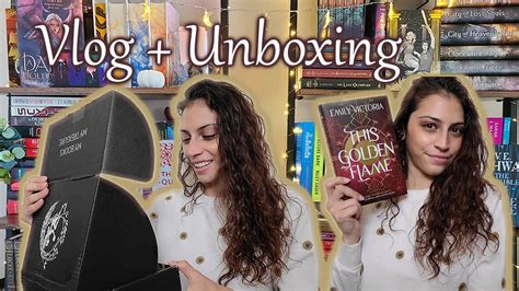 This Golden Flame Reading Vlog Fairyloot Unboxing YouTube