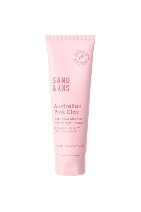 Skin Australian Pink Clay Deep Pore Cleanser 120ml Sand And Sky