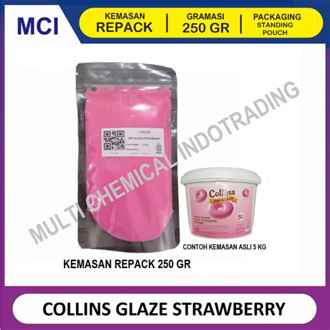 Jual Collins Dip Glaze Gr Topping Donat Pisang Nugget Strawberry