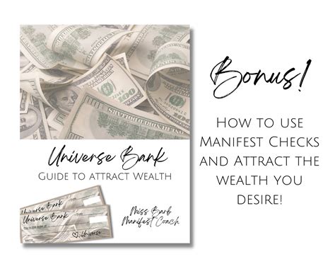 Printable Blank Checks For Manifesting Money Attract Financial Freedom