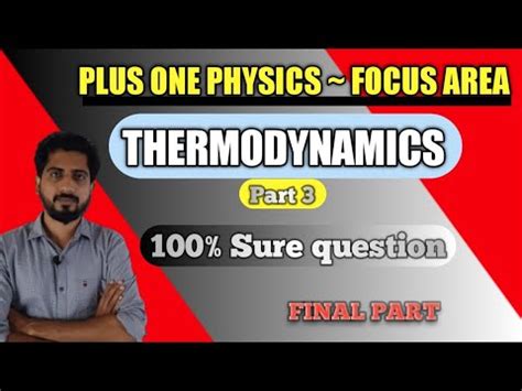 Thermodynamics Plus One Physics Focus Area Part 3 YouTube