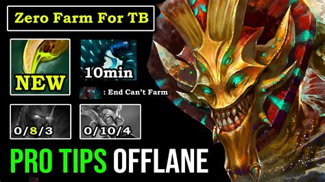 How To Offlane Sand King Like A K God Made Tb Got Zero Farm With