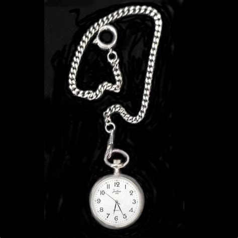 Pvp Reloj Bolsillo Acero Con Tapa Cadena Quarz Cm Ideas