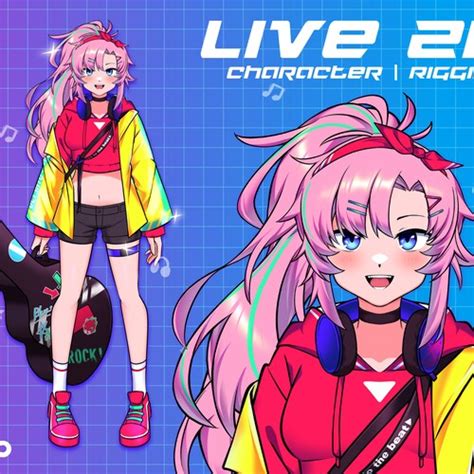 New Custom Vtuber Live2d Anime Art Commission Commercial Etsy