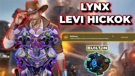 Wr Lynx With Levi Hickok Is A Direct Counter To Other Lynx S War