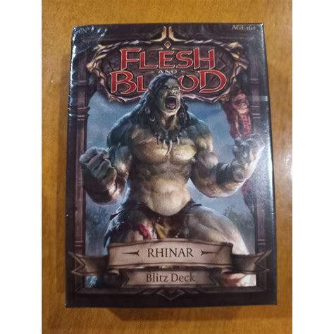 FAB Rhinar Brute Blitz Deck History Pack 1 Sealed English Flesh And