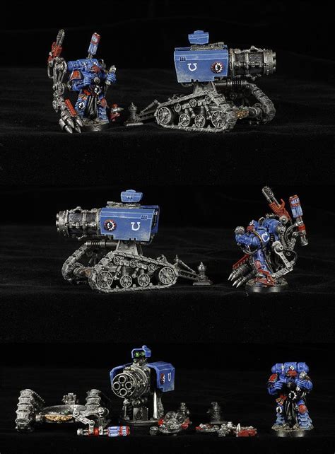 Thunderfire Cannon With Techmarine Ultramarines By Mineraleater