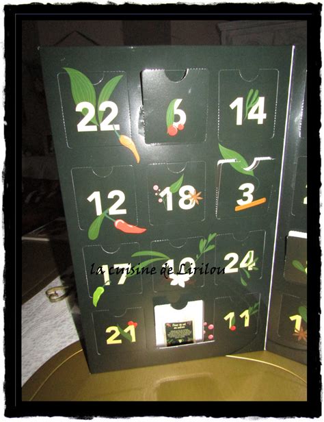 Case Calendrier De L Avent Un Jour Une Pice Cuisine Addict Fleur