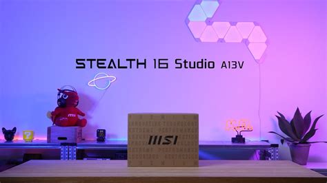 Stealth 16 Studio A13v Unboxing Msi Youtube