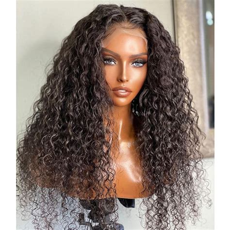 Deep Wave Brazilian 5x5 Lace Closure Wig For Curlywavy Look Ywigs