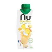 Smoothie ananas banane coco NU la brique de 33cL à Prix Carrefour