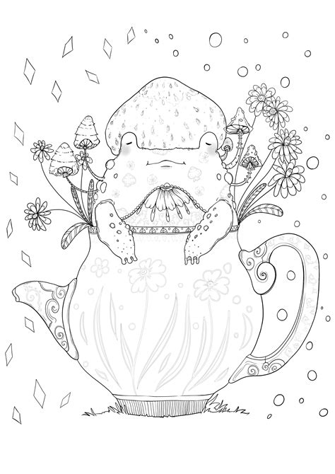 Cottagecore Coloring Pages Free Coloring Pages Printables