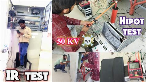 DC Hipot Test High Voltage Test And Insulation Resistance Test IR