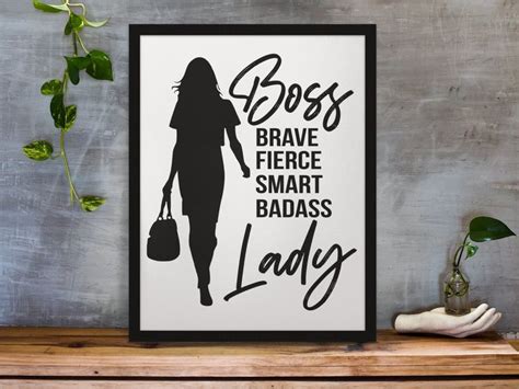 Boss Lady Printable Wall Decor