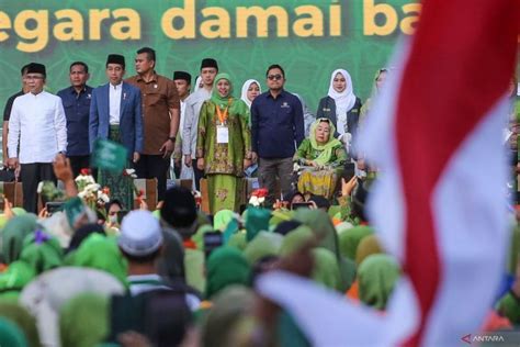 Presiden Jokowi Hadiri Harlah Muslimat Nu Ke Antara News