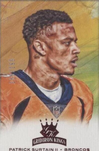 Panini Chronicles Gridiron Kings Red Gk Patrick Surtain Ii