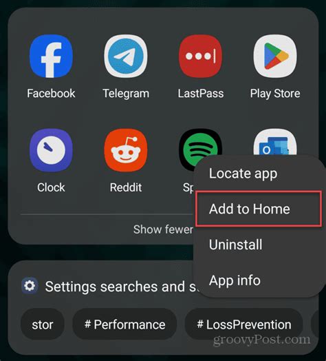 How to Add an App to the Android Home Screen