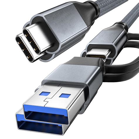 UseBean Cable USB C De 240 W 6 6 Pies Paquete De 2 Cable USB 3 2 Gen2