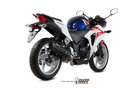 Scarico HONDA CBR 250 R Mivv Suono Inox Nero H 047 L9 Mivv