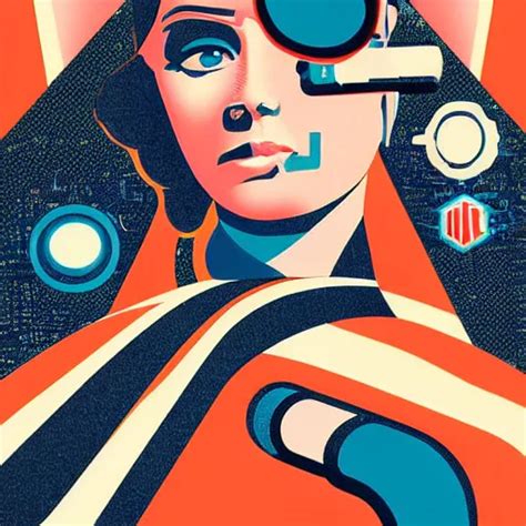 A Retro Futuristic Poster Design By Wang 2 Mu Stable Diffusion OpenArt