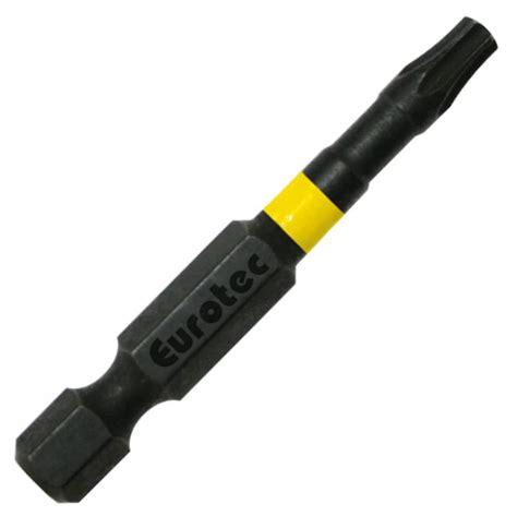 Eurotec Torx Lang Bit 50 Mm Torx 20 TX20 Gelb EUR954102