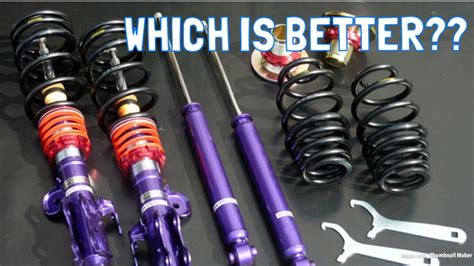 Coilovers Vs Lowering Springs Which Is Better Youtube