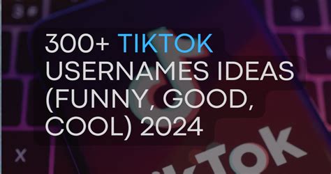 300 Tiktok Usernames Ideas Funny Good Cool 2024 Orange Dip