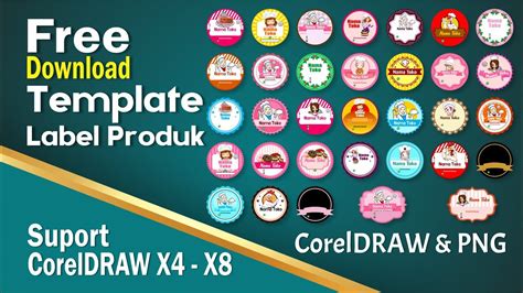 Free Download 70 Desain Stiker Label Makanan Format 55 Off