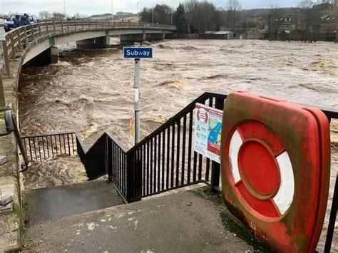 River Tyne bursts its banks in Northumberland as Storm Ciara causes ...