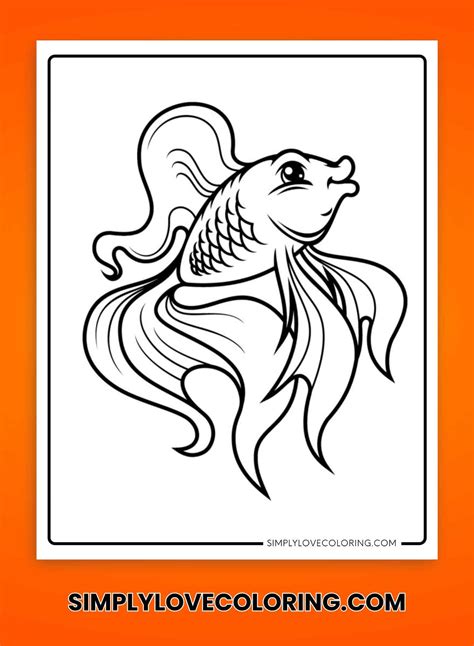 37 Goldfish Coloring Pages (Free PDF Printables) - Simply Love Coloring