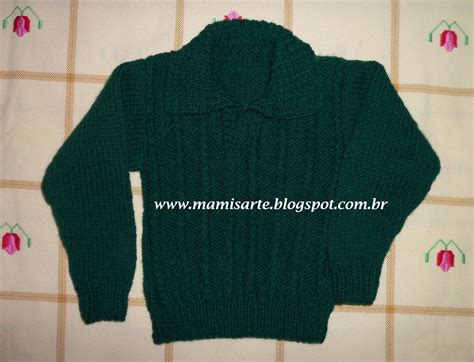 Crochet et Tricot da Mamis Blusa em Tricot para Bebê Receita