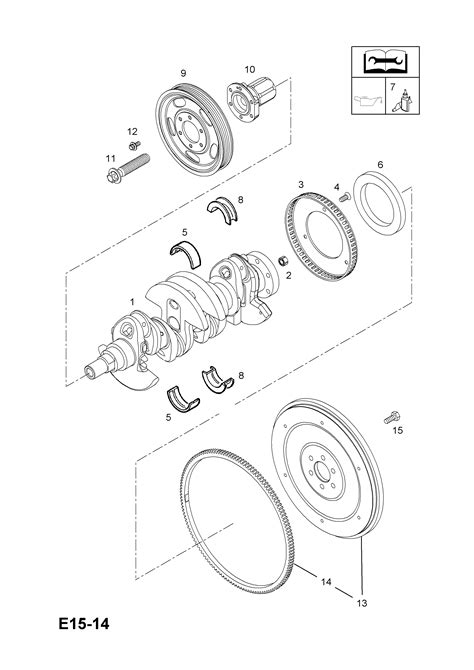 Vauxhall Astra H Flywheel And Fittings Epc Online Webautocats