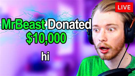 Mrbeast Donated To Me Youtube