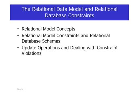 Relational Model On Database Management Ppt Ppt